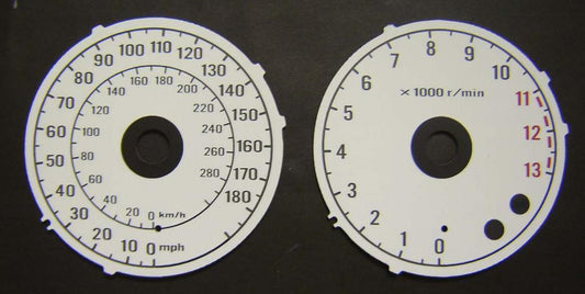 Lockwood Kawasaki ZZR 1400 with ABS WHITE Dial Conversion Kit C375