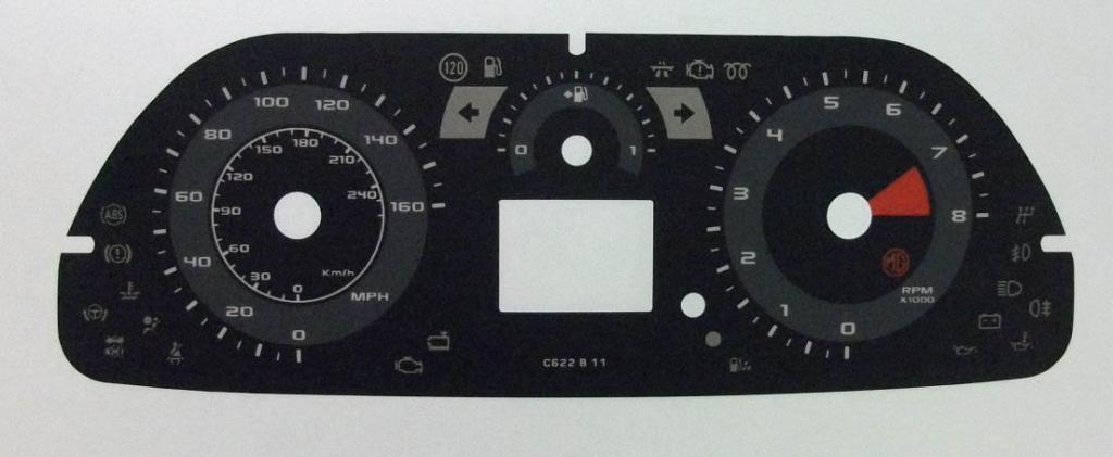Lockwood MG Magnette BLACK Dial Conversion Kit C622