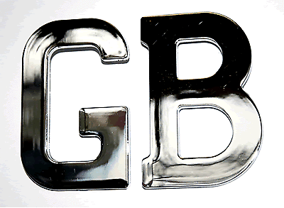 Stainless Steel GB's - Self Adhesive