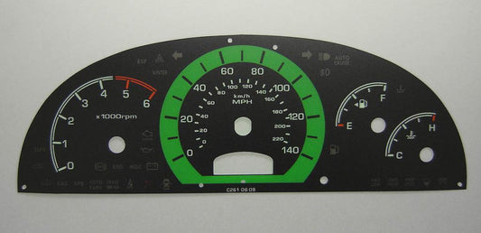 Lockwood SsangYong Rexton Automatic BLACK Dial Conversion Kit C261A