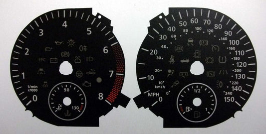 Lockwood VW Golf Mk6 with Traction Control Icon BLACK Dial Conversion Kit C472