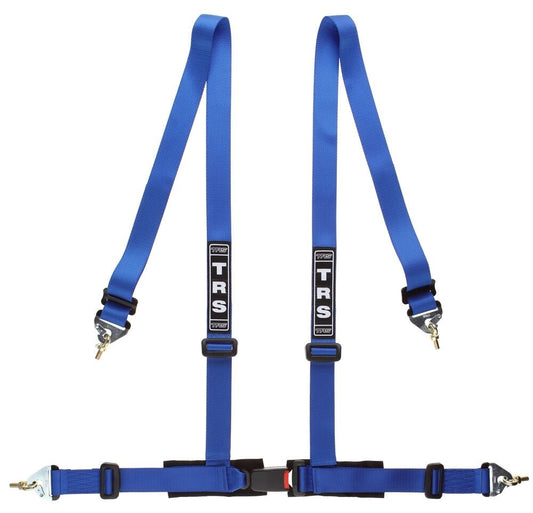 TRS Clubman 4 Point Harness BLUE (Snap Hook) - Road Legal ECE Approved (Saloon)