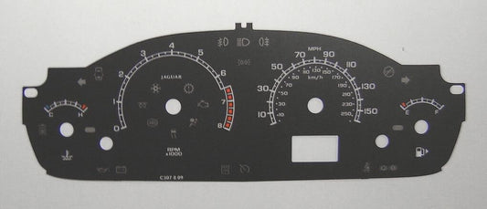 Lockwood Jaguar X-Type BLACK Dial Conversion Kit C307