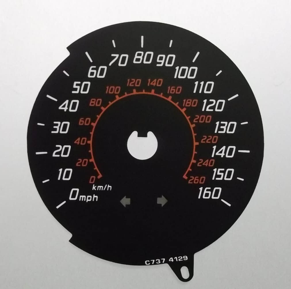 Lockwood Ford Galaxy Mk3 BLACK Dial Conversion Kit C737