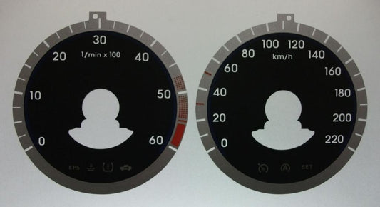 Lockwood Hyundai IX35 KMH BLACK Dial Conversion Kit C584