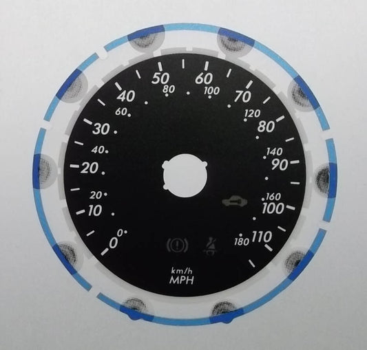 Lockwood Toyota Mark X 250G BLACK Dial Conversion Kit C734