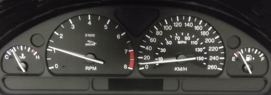 Lockwood Jaguar SE S-Type Non-Illuminating Insert BLACK Dial Conversion Kit C778