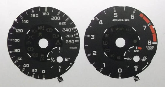 Lockwood Mercedes G-Class G63 AMG KMH BLACK Dial Conversion Kit C936
