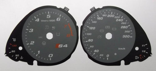 Lockwood Audi S4 KMH GREY Dial Conversion Kit C702
