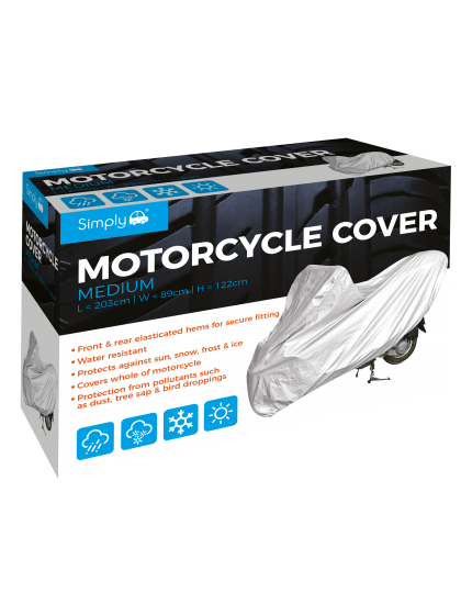 Extra Large Elasticated Water-Resistant Motorcycle (Motorbike) Protection Cover