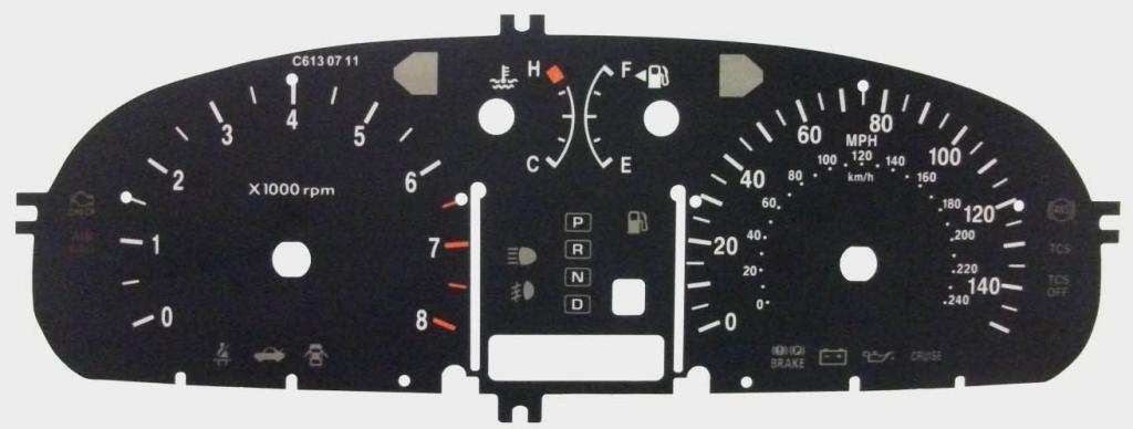 Lockwood Hyundai Sonata BLACK Dial Conversion Kit C613