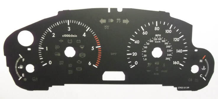 Lockwood Mazda 6 Mk2 2007-2013 BLACK Dial Conversion Kit C923