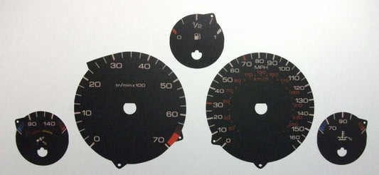 Lockwood Peugeot 607 BLACK Dial Conversion Kit C585
