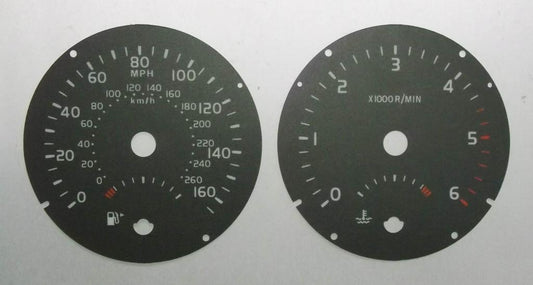 Lockwood Volvo C30/S40/V50 2004-2008 DARK GREY Dial Conversion Kit C885