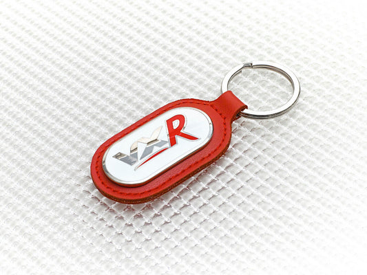 Richbrook 'Official Licensed' Vauxhall VXR Logo Keyring with RED Leather Key Fob