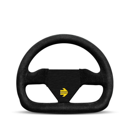 Momo Steering wheel (track) - MOD. 12 - BLACK SUEDE Ø250mm