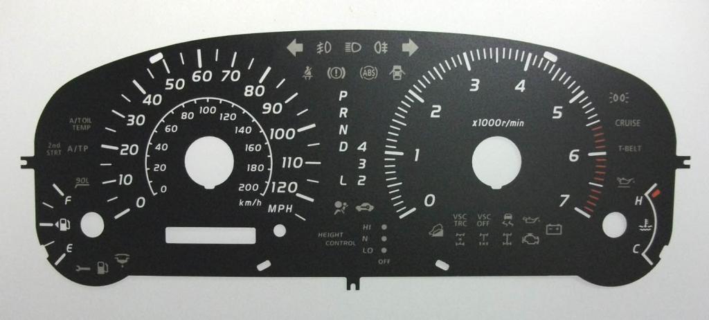 Lockwood Toyota Land Cruiser BLACK Dial Conversion Kit C428