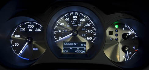 Lockwood Lexus GS450H SILVER Dial Conversion Kit C792