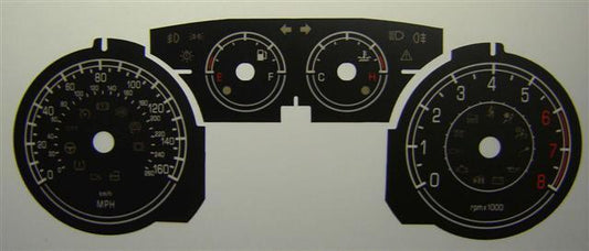 Lockwood Fiat Bravo BLACK Dial Conversion Kit C325