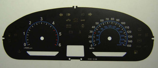 Lockwood Kia Magentis BLACK Dial Conversion Kit C351