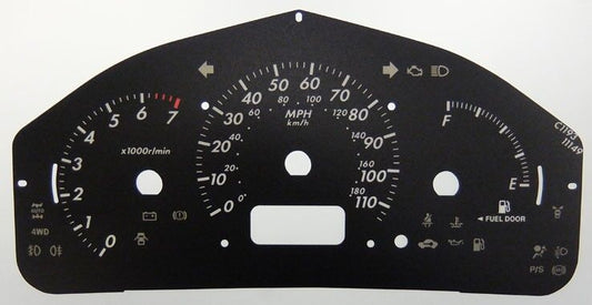 Lockwood Toyota Wish BLACK Dial Conversion Kit C1193