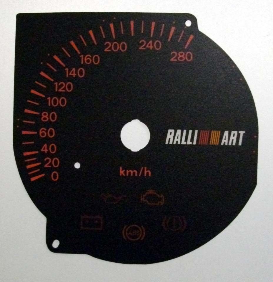 Lockwood Mitsubishi Evolution 7/8/9 BLACK Dial Conversion Kit C555
