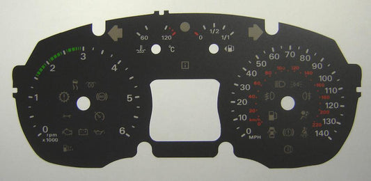 Lockwood Ford Transit 140MPH/6000RPM BLACK Dial Conversion Kit C148