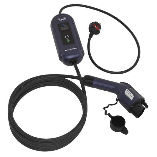 Portable EV Charger Type 1 to UK 10A 5m Cable (Genuine Sealey EVPC1)