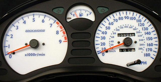 Lockwood Mitsubishi GTO WHITE (A) Dial Kit 44WWW