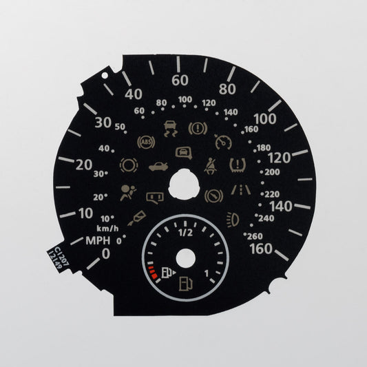 Lockwood VW Golf MK6 160MPH/260KMH KMH to MPH Dial Conversion Kit - C1207