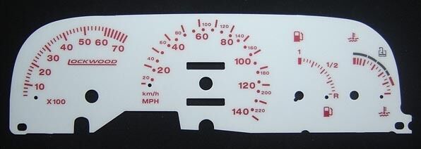 Lockwood Renault Laguna Mk1 140MPH SILVER (ST) Dial Kit 44HHH