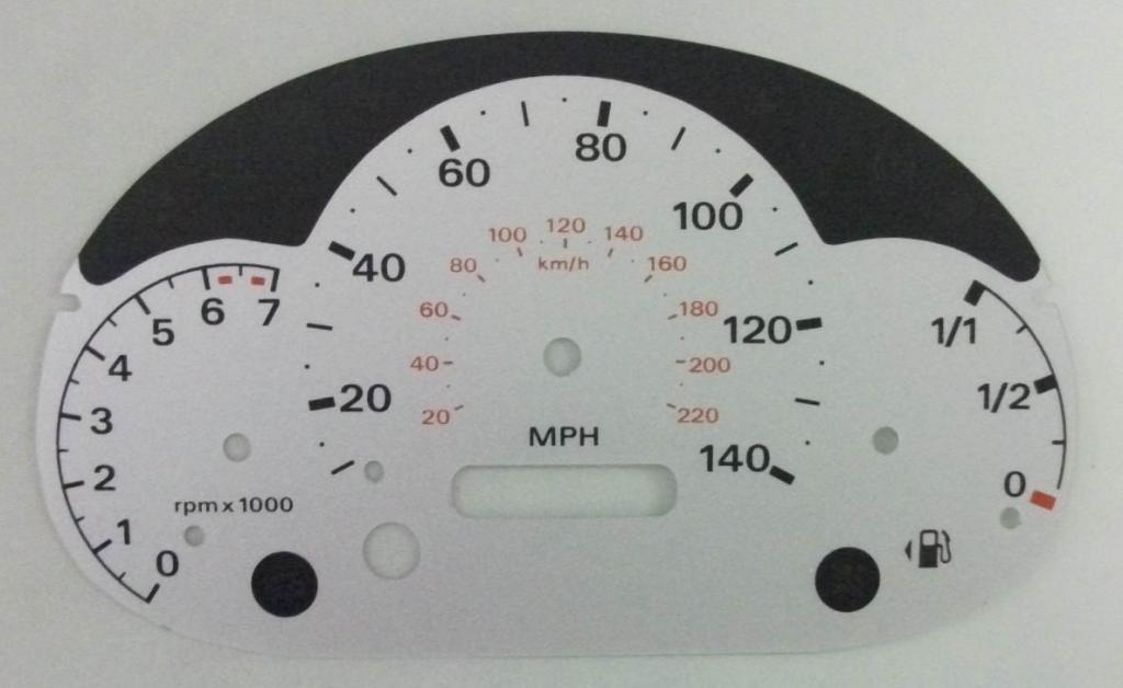 Lockwood Ford Ka SILVER (ST) Dial Conversion Kit C616