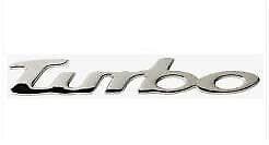 Self Adhesive Chrome 'Turbo' Badge