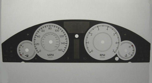 Lockwood Chrysler 330C BLACK & SILVER Dial Conversion Kit C220