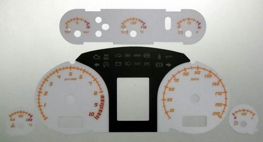 Lockwood Lamborghini Gallardo WHITE Dial Conversion Kit C832
