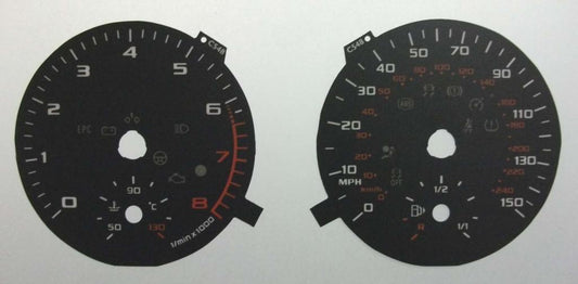 Lockwood Audi A1 BLACK Dial Conversion Kit C548