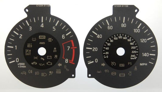 Lockwood GREY Dial Conversion Kit for Nissan Juke Petrol C1224