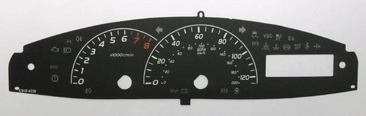 Lockwood Toyota Yaris Mk2 BLACK Dial Conversion Kit C910