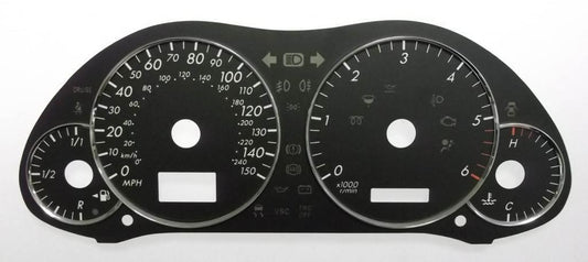 Lockwood Toyota Avensis Mk2 2003-08 Diesel BLACK Dial Conversion Kit C759