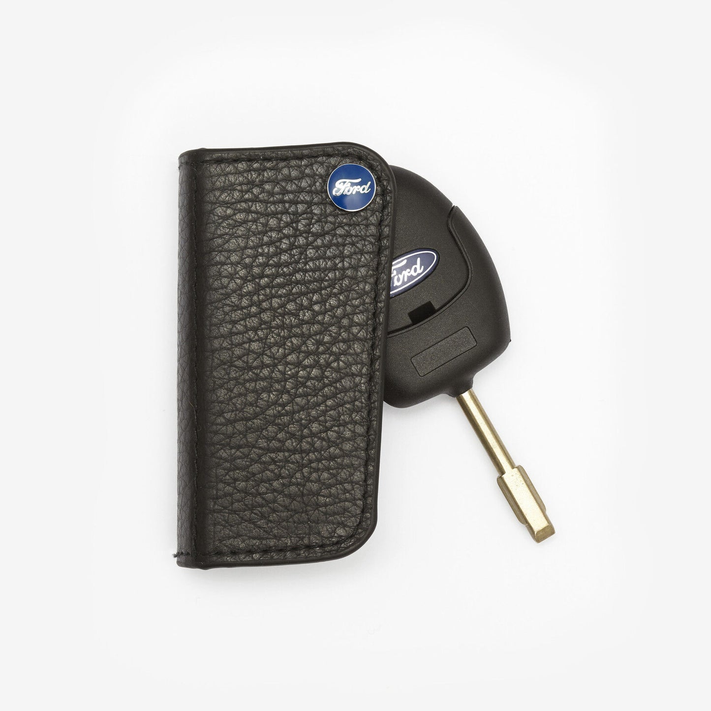 Richbrook 'Official Licensed' Ford Logo FlipFob (Leather Car Key Holder)