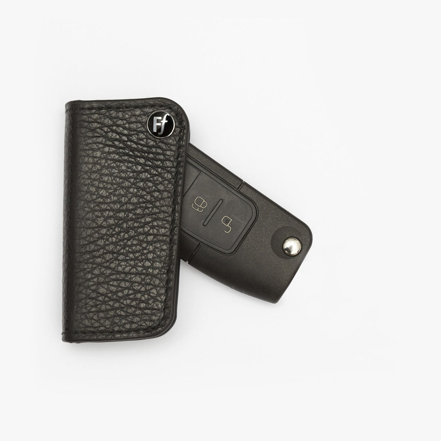 Richbrook FlipFob - Genuine Leather Car Key Holder & Protector - Audi/VW/Fiat