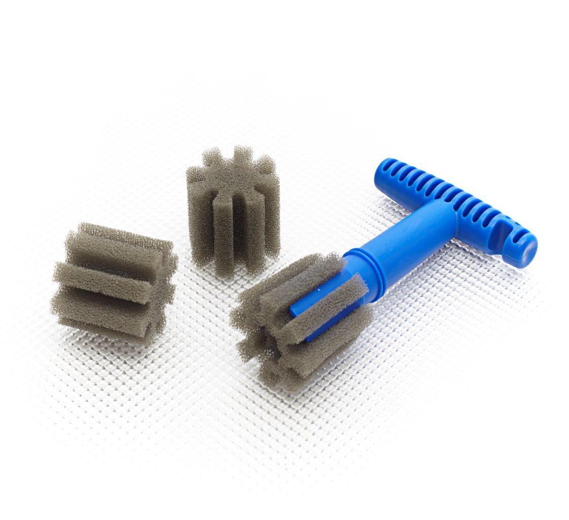Richbrook 3 Spare Foam Pads for Wheel Nut & Cavity Cleaner / Extra Sponge Heads