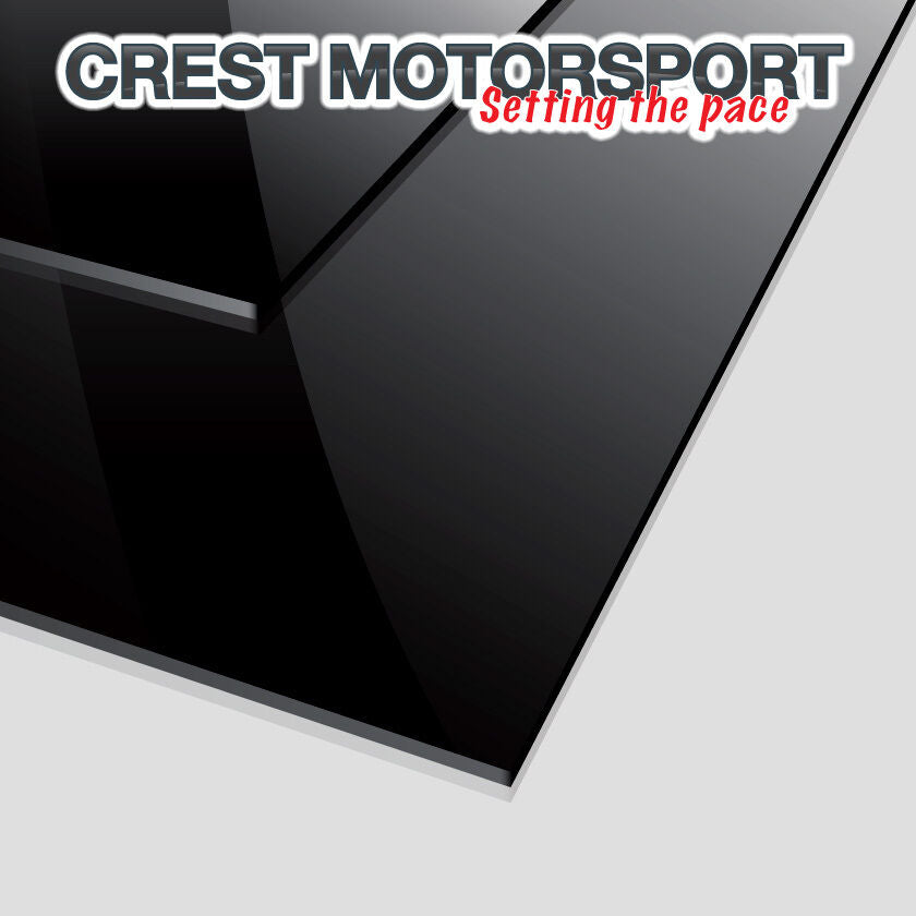 Pair of (2) 3mm BLACK Mud Flaps/Dirt Guard Material 50cm x 30cm Race/Rally Car