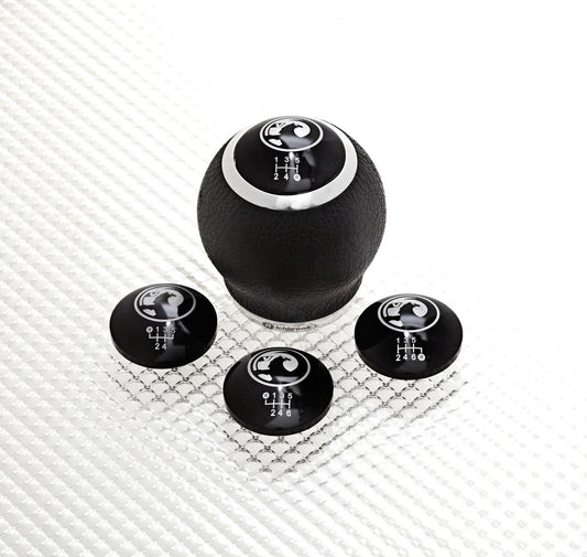 Richbrook 'Official Licensed' Vauxhall Car Gear Knob BLACK LEATHER (5 & 6 Speed)